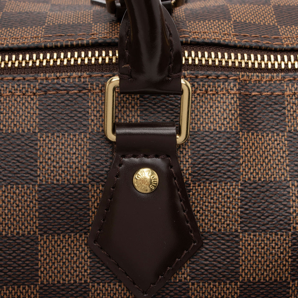 Louis Vuitton Damier Ebene Speedy 30 Satchel (SHF-oAFle2)