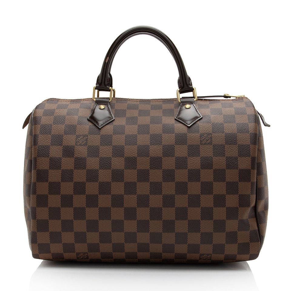 Louis Vuitton Damier Ebene Speedy 30 Satchel (SHF-oAFle2)