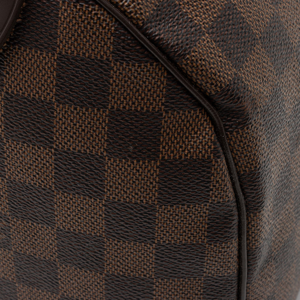 Louis Vuitton Damier Ebene Speedy 30 Satchel (SHF-woWUpp)