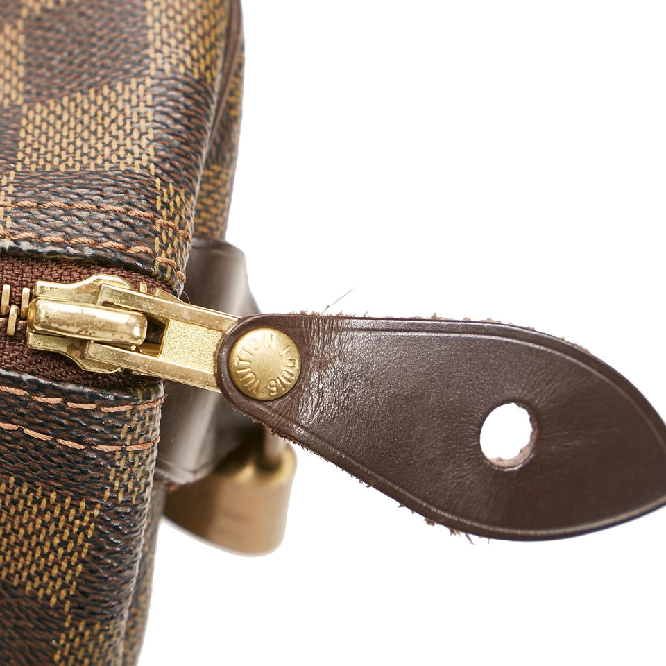 Louis Vuitton Damier Ebene Speedy 30 (SHG-35476)