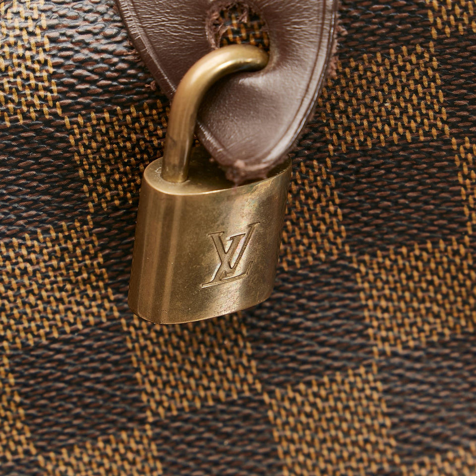 Louis Vuitton Damier Ebene Speedy 30 (SHG-35476)