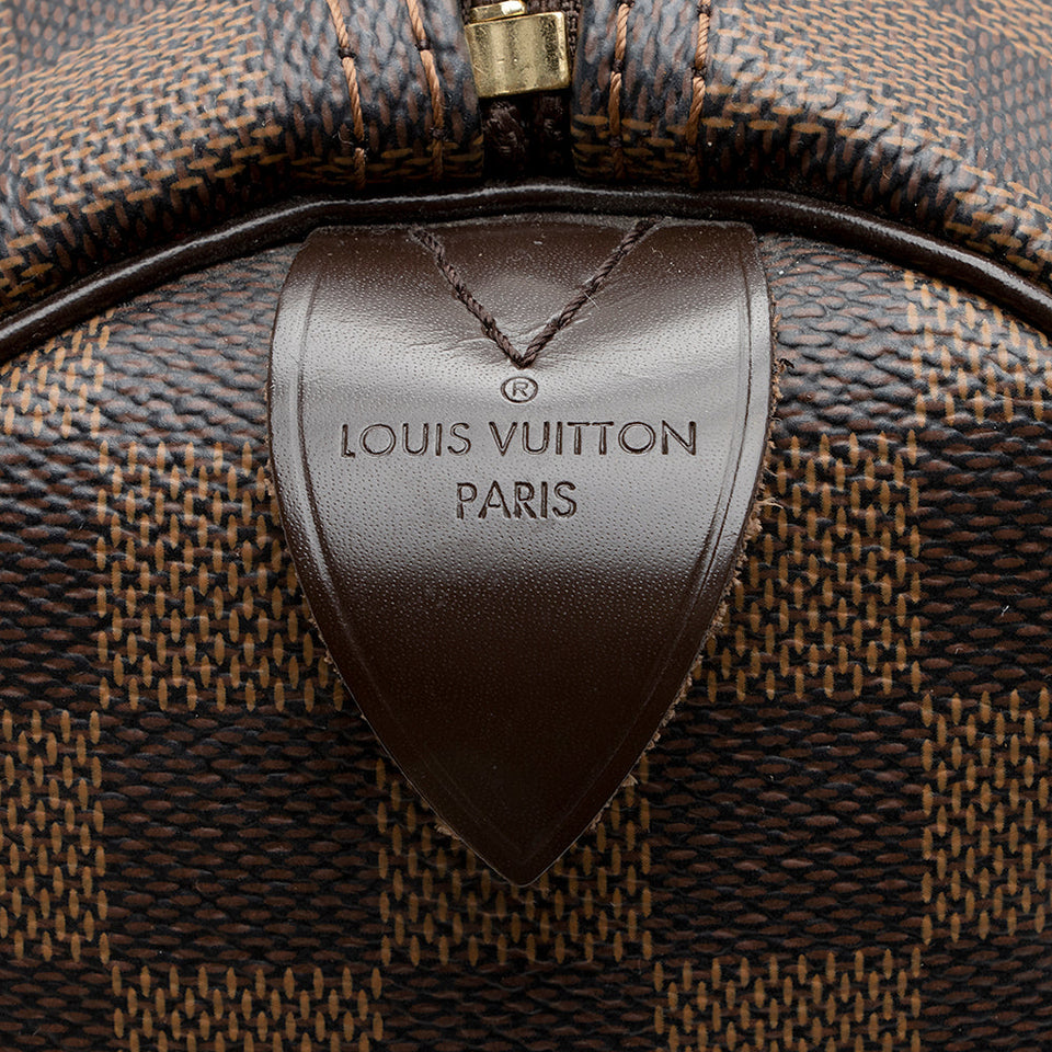 Louis Vuitton Damier Ebene Speedy 35 Satchel (SHF-21567)