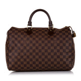 Louis Vuitton Damier Ebene Speedy 35 (SHG-35200)