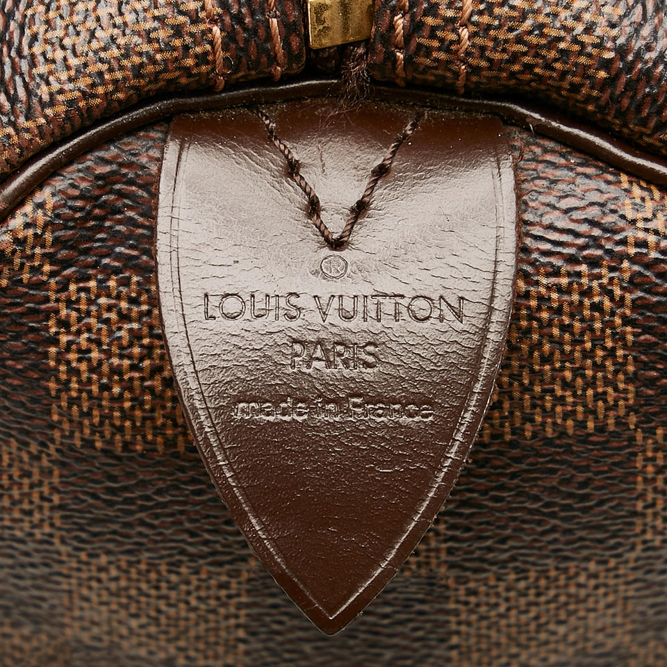 Louis Vuitton Damier Ebene Speedy 35 (SHG-Vmi4oA)
