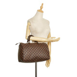 Louis Vuitton Damier Ebene Speedy 35 (SHG-Vmi4oA)