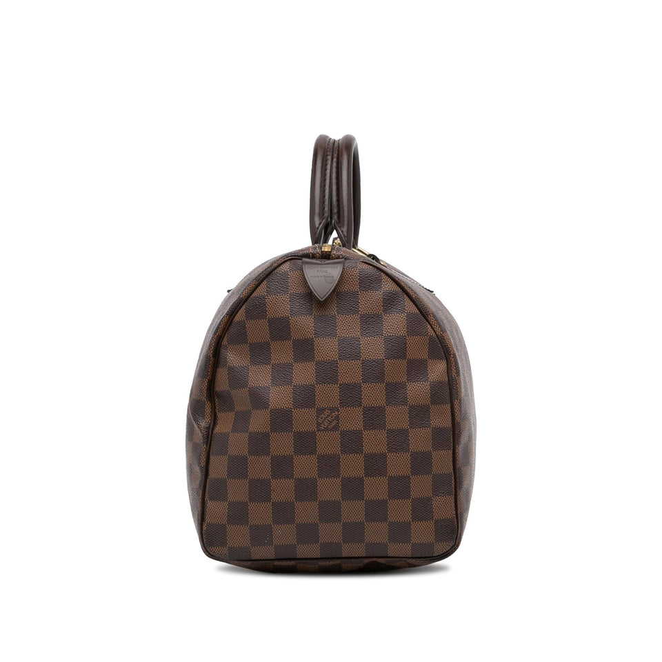 Louis Vuitton Damier Ebene Speedy 35 (SHG-7aw1WY)