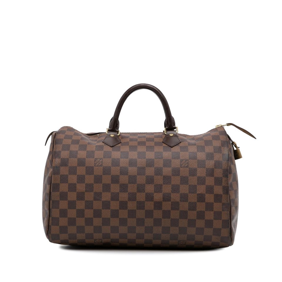Louis Vuitton Damier Ebene Speedy 35 (SHG-7aw1WY)