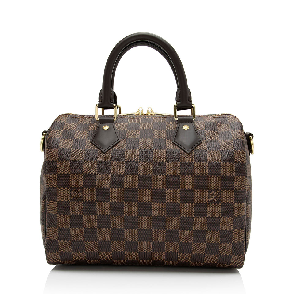Louis Vuitton Damier Ebene Speedy Bandouliere 25 Satchel (SHF-G4jOep)