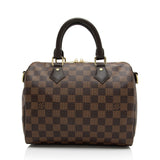Louis Vuitton Damier Ebene Speedy Bandouliere 25 Satchel (SHF-G4jOep)