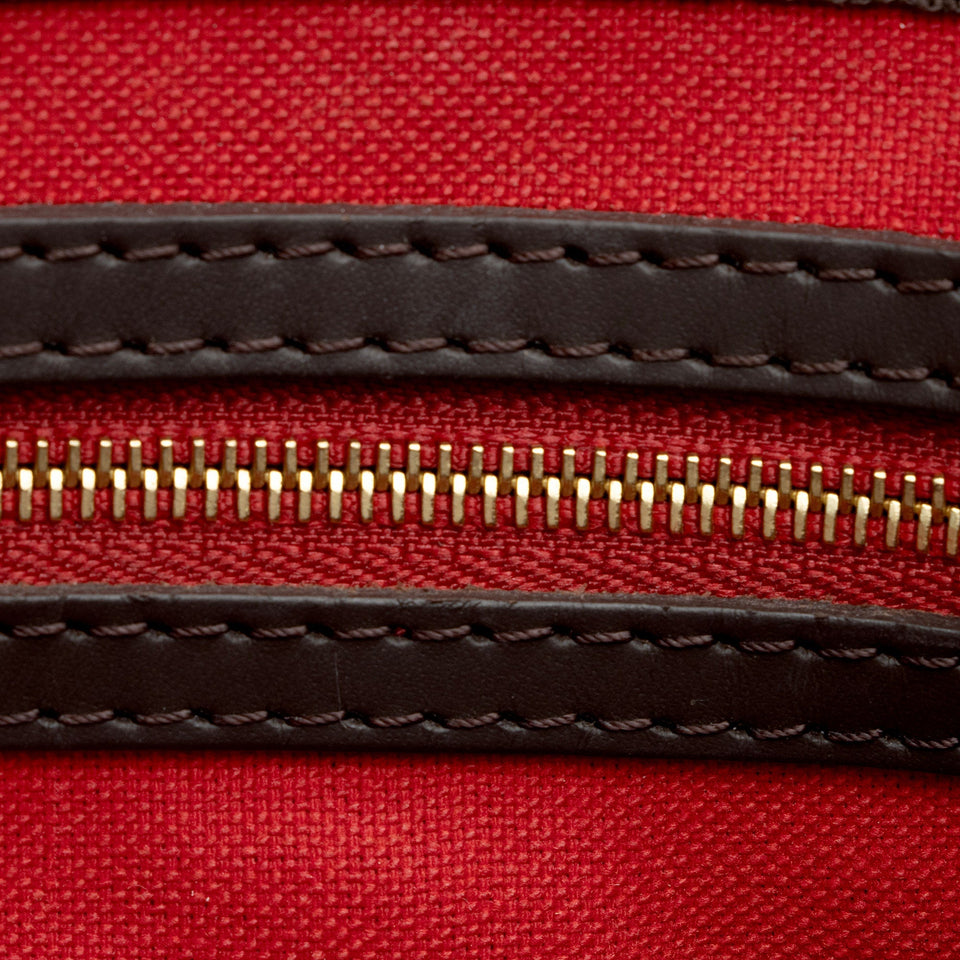 Louis Vuitton Damier Ebene Speedy Bandouliere 25 Satchel (SHF-El704A)