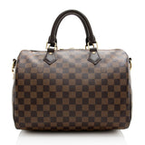 Louis Vuitton Damier Ebene Speedy Bandouliere 30 Satchel (SHF-21143)
