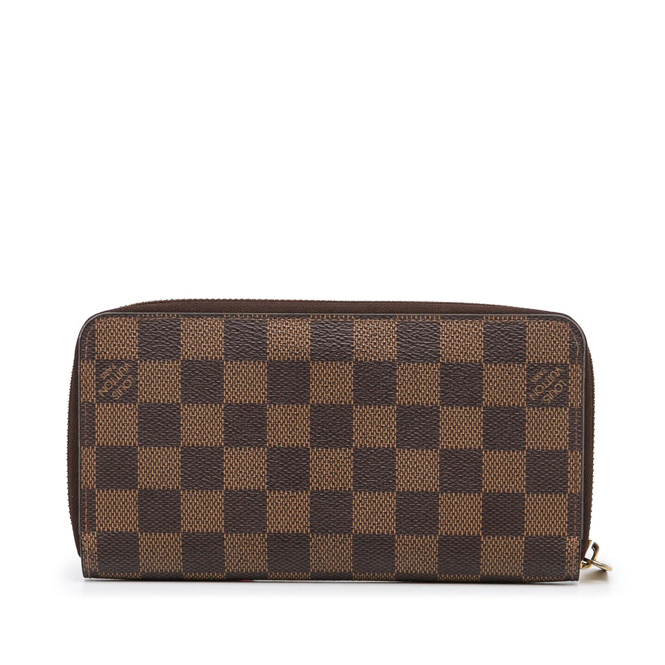 Louis Vuitton Damier Ebene Zippy Wallet (SHG-gQyZYn)