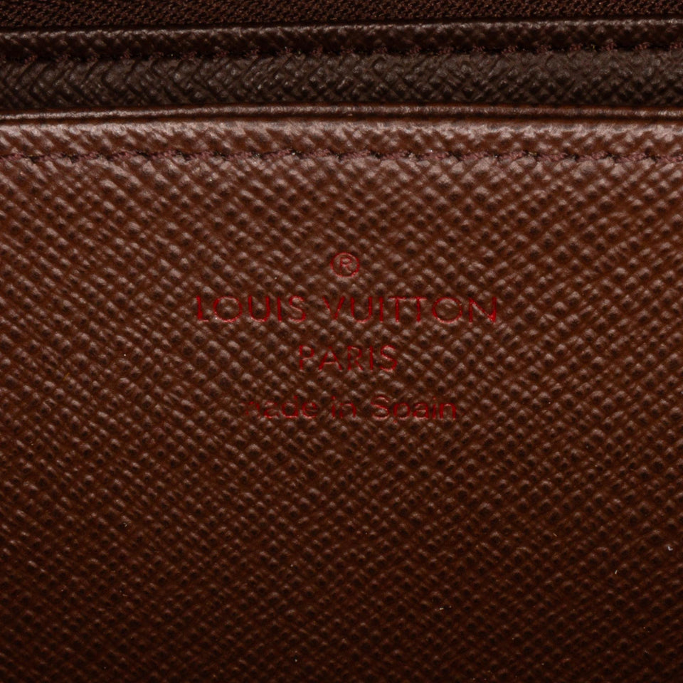Louis Vuitton Damier Ebene Zippy Wallet (SHG-gQyZYn)