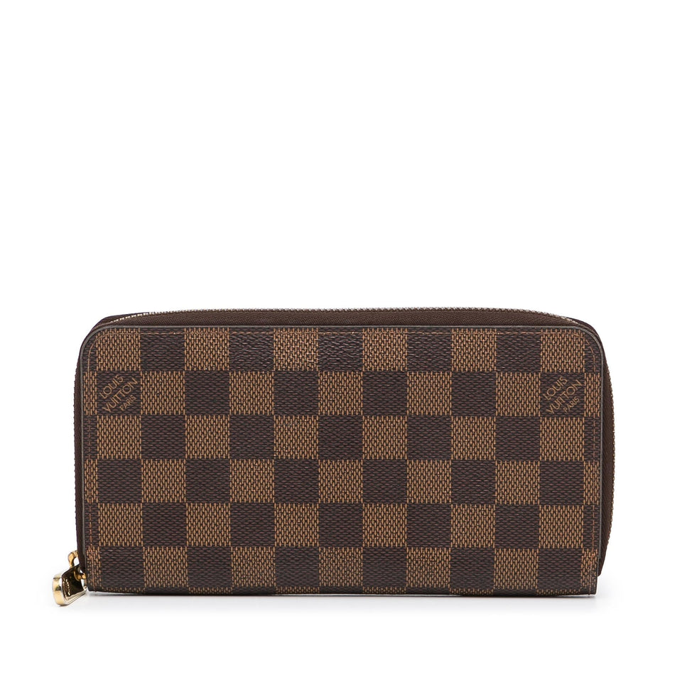 Louis Vuitton Damier Ebene Zippy Wallet (SHG-gQyZYn)