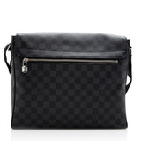 Louis Vuitton Damier Graphite District MM Messenger Bag (SHF-19605)