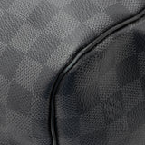 Louis Vuitton Damier Graphite Keepall Bandouliere 55 Duffel Bag (SHF-22704)