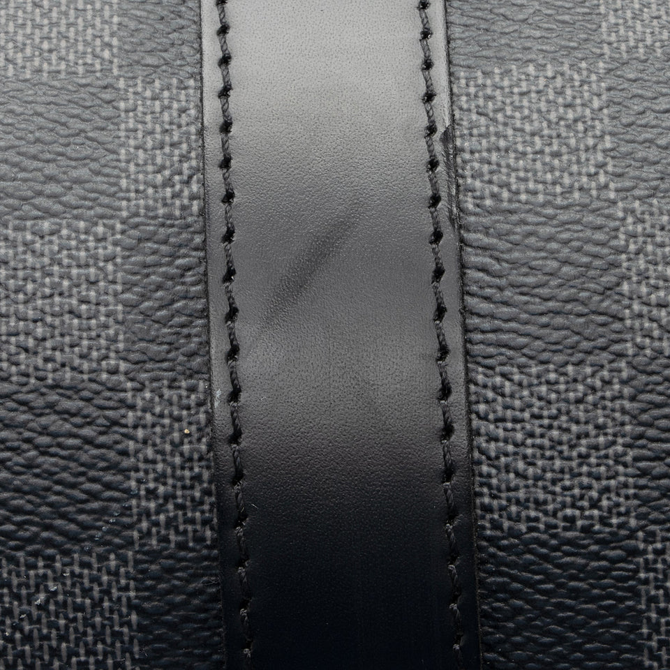 Louis Vuitton Damier Graphite Keepall Bandouliere 55 Duffel Bag (SHF-22704)