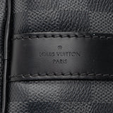 Louis Vuitton Damier Graphite Keepall Bandouliere 55 Duffel Bag (SHF-22704)