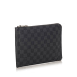 Louis Vuitton Damier Graphite Pochette Jour PM (SHG-37433)