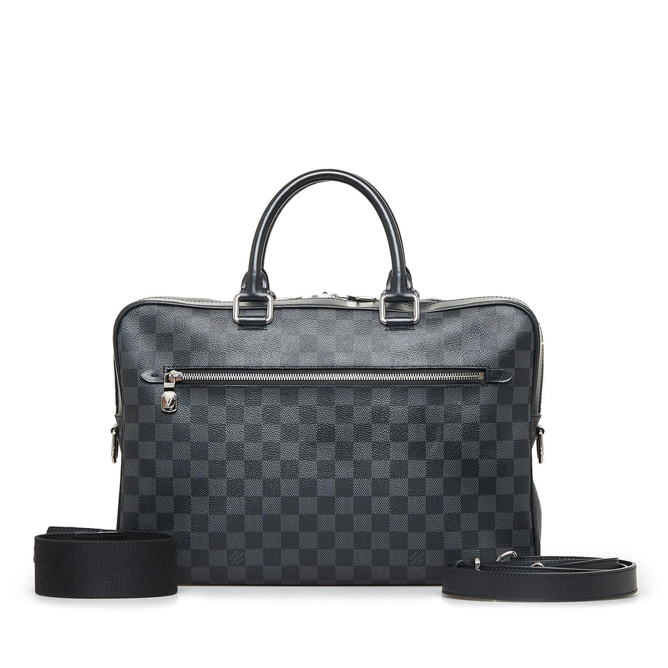 Louis Vuitton Damier Graphite Porte Documents Business PM (SHG-ptozKf)