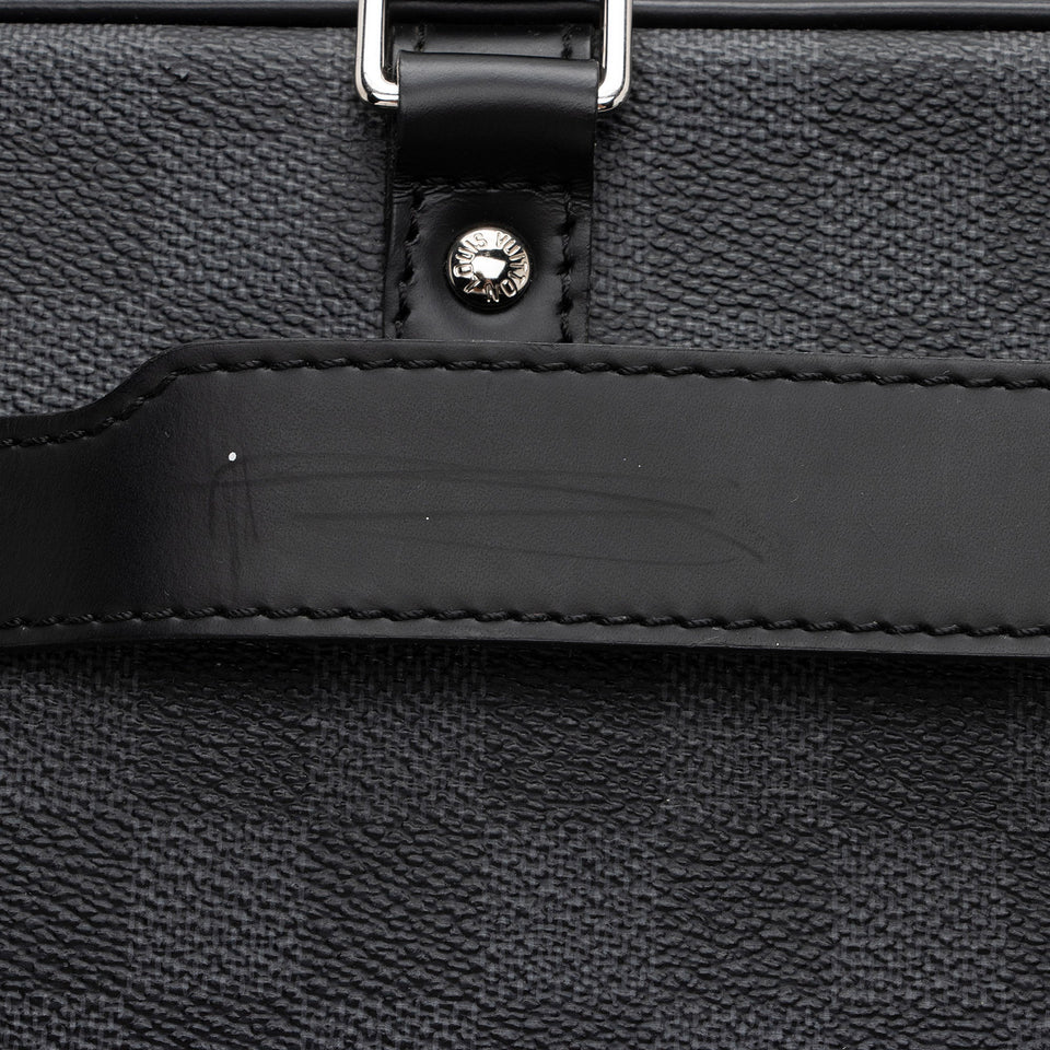 Louis Vuitton Damier Graphite Porte Documents Voyage Briefcase (SHF-3oWpzz)
