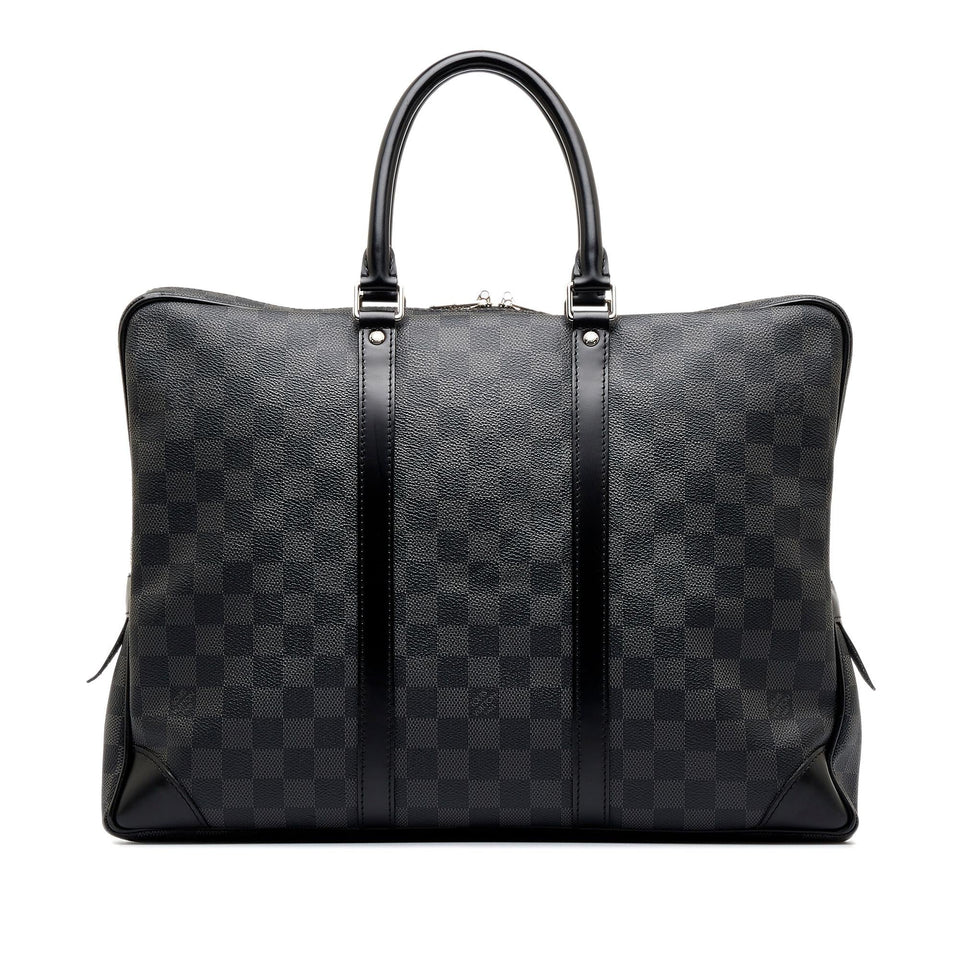 Louis Vuitton Damier Graphite Porte Documents Voyage PM (SHG-rllWo9)