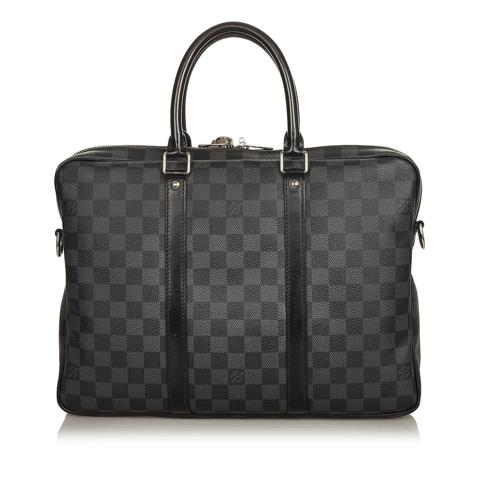 Louis Vuitton Damier Graphite Porte-Documents Voyage (SHG-25186)