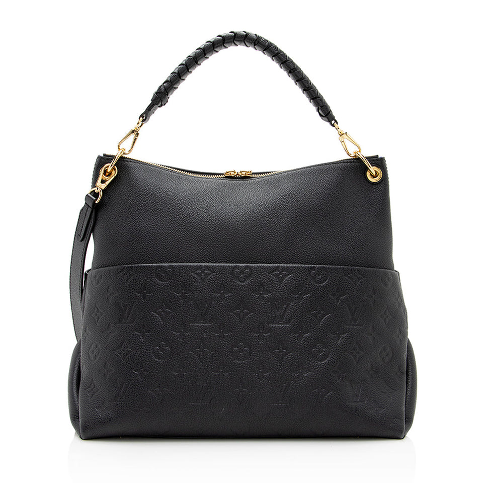 Louis Vuitton Embossed Grained Leather Maida Hobo (SHF-21160)