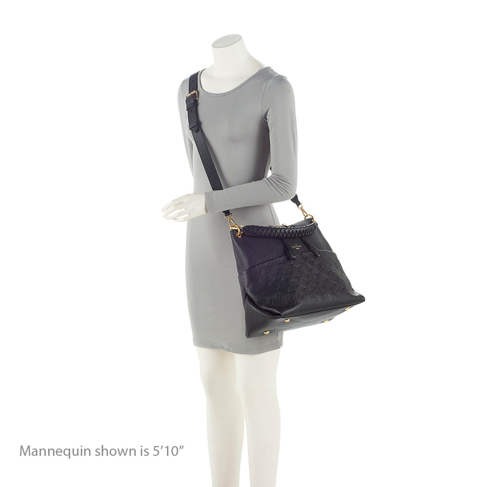 Louis Vuitton Embossed Grained Leather Maida Hobo (SHF-21160)