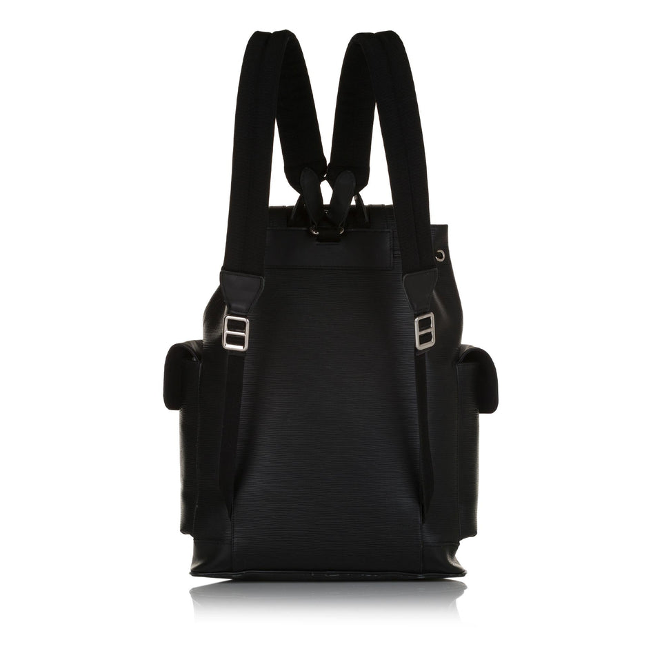 Louis Vuitton Epi Christopher Initials Backpack (SHG-35106)