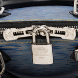 Louis Vuitton Epi Leather Denim Alma BB Satchel (SHF-22105)