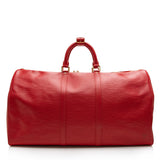 Louis Vuitton Epi Leather Keepall 55 Duffel Bag (SHF-16746)