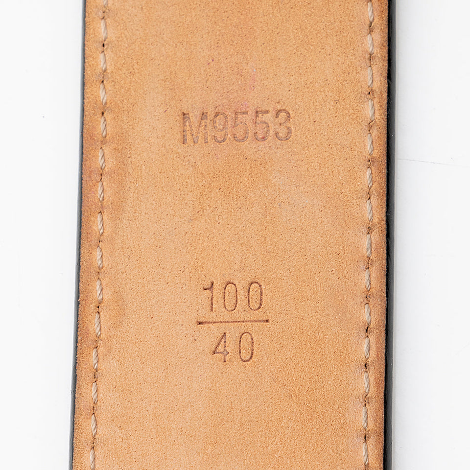 Louis Vuitton Epi Leather LV Initiales Belt - Size 40 / 100 (SHF-20835)