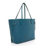 Louis Vuitton Epi Leather Neverfull MM Tote with Pochette (SHF-dJog5s)