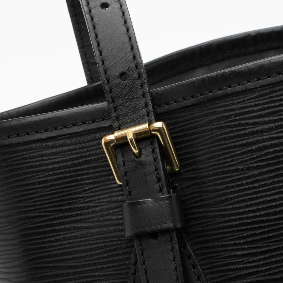 Louis Vuitton Epi Leather Petit Bucket Tote (SHF-aRWoz2)