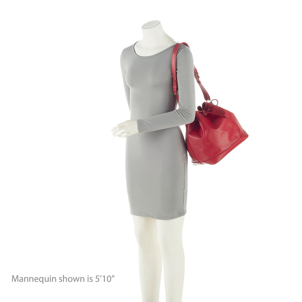 Louis Vuitton Epi Leather Petit Noe Shoulder Bag (SHF-22317)