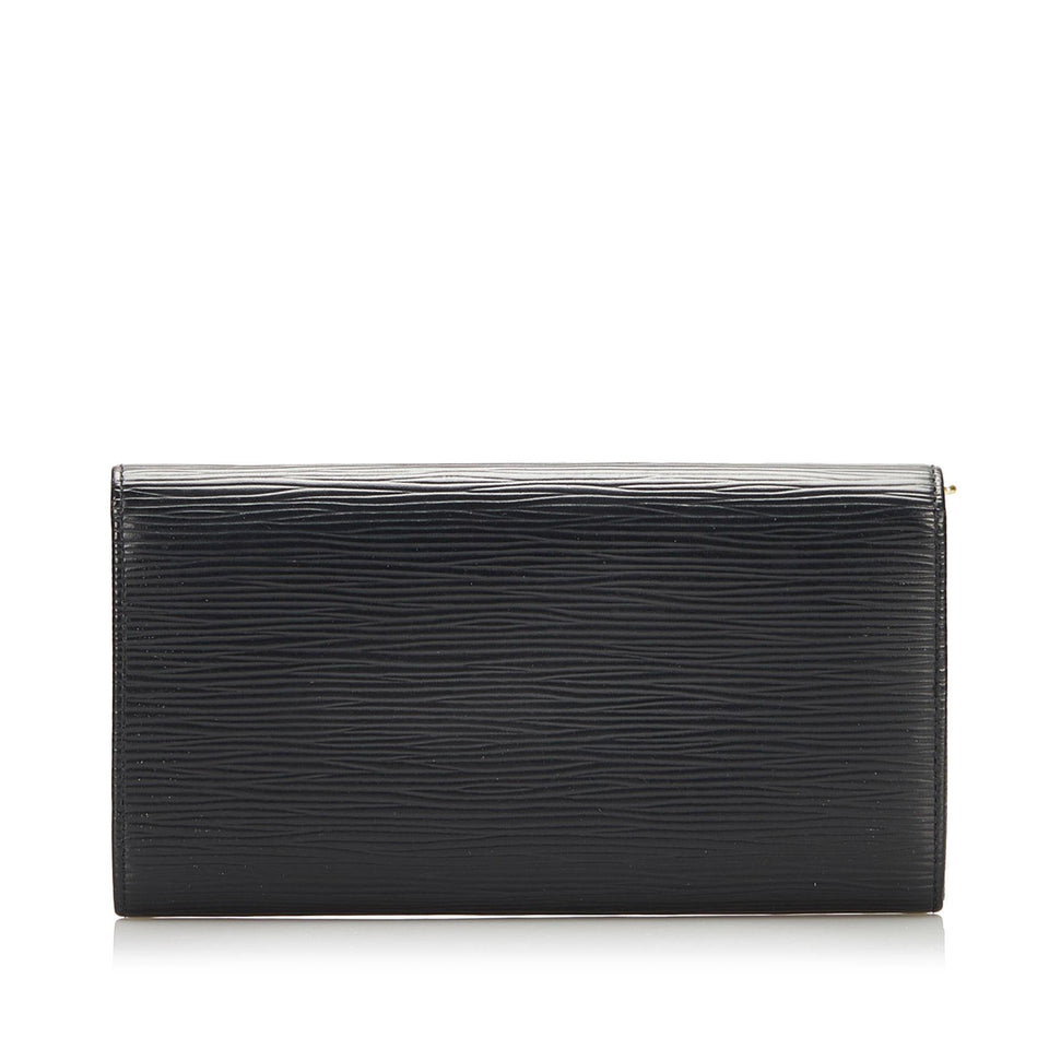 Louis Vuitton Epi Leather Porte-Monnaie Tresor Wallet (SHG-35182)