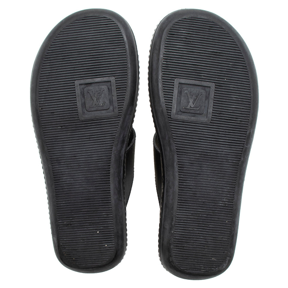 Louis Vuitton Epi Leather Thong Sandals - Size 6.5 / 36.5 (SHF-15097)