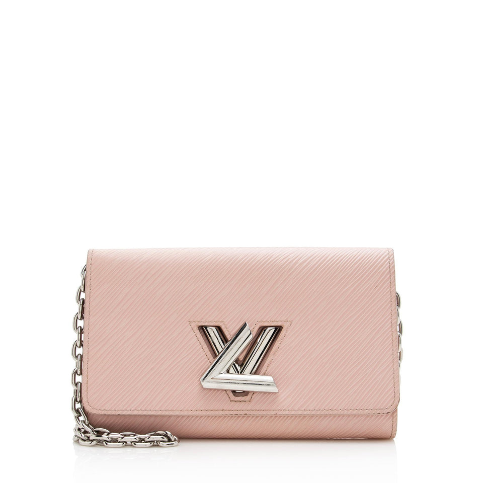 Louis Vuitton Epi Leather Twist Chain Wallet (SHF-22908)