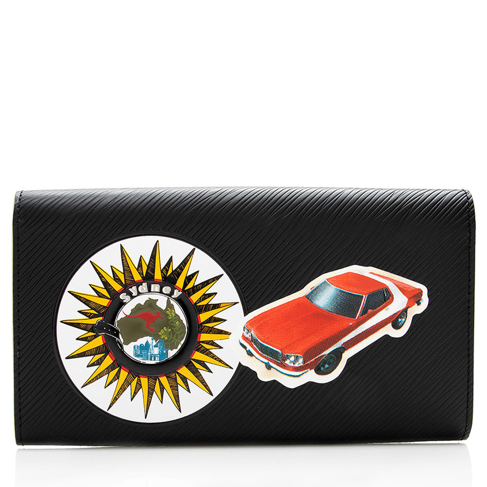 Louis Vuitton Epi Leather World Tour Twist Wallet (SHF-18245)