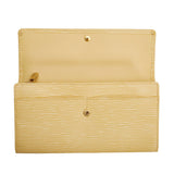 Louis Vuitton Epi Porte-Monnaie Tresor Wallet (SHG-37554)