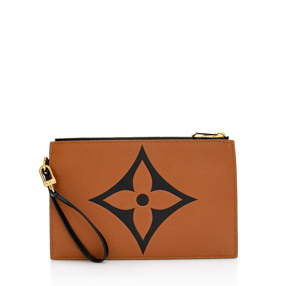 Louis Vuitton Giant Empreinte Leather Crafty Pochette (SHF-21851)