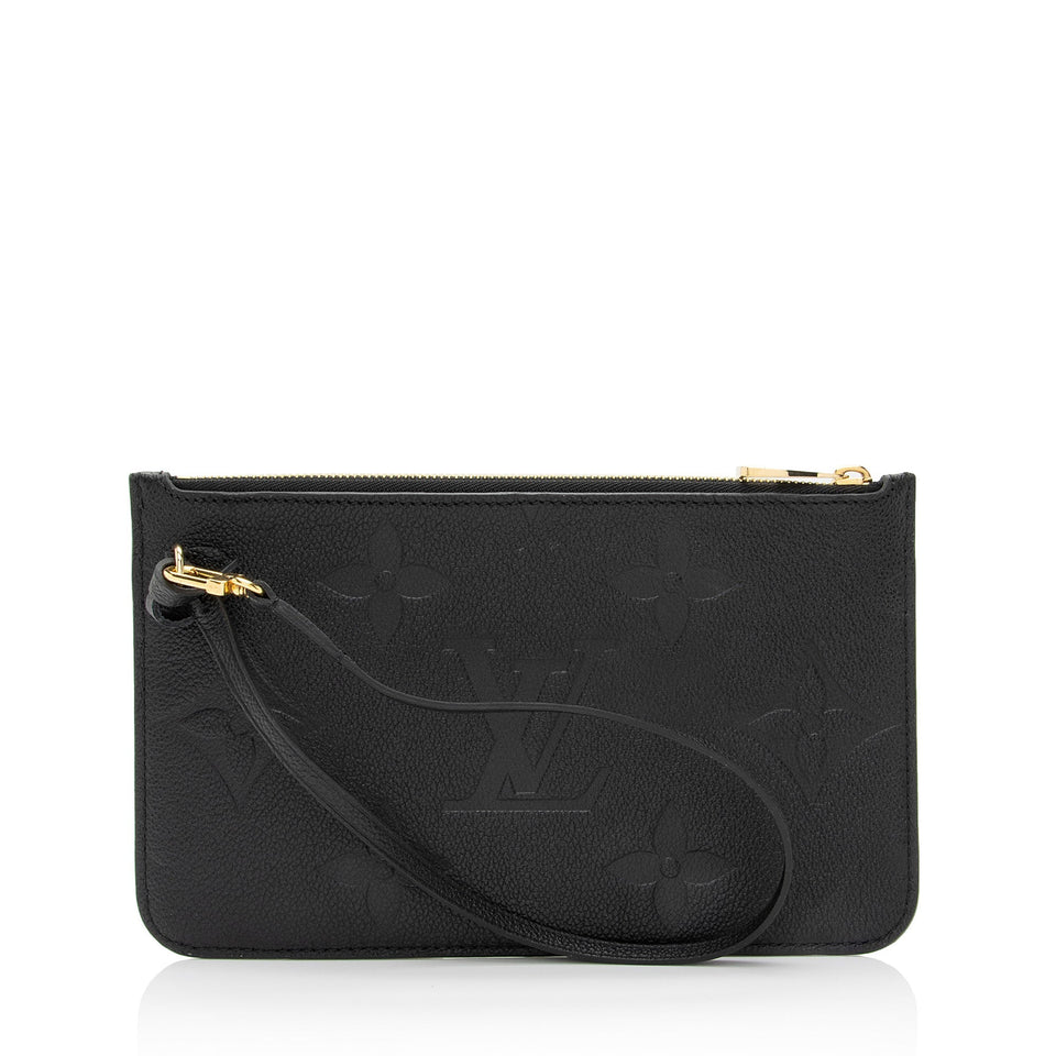Louis Vuitton Giant Monogram Empreinte Neverfull MM Pochette (SHF-uMpZHz)