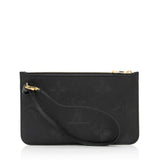 Louis Vuitton Giant Monogram Empreinte Neverfull MM Pochette (SHF-uMpZHz)