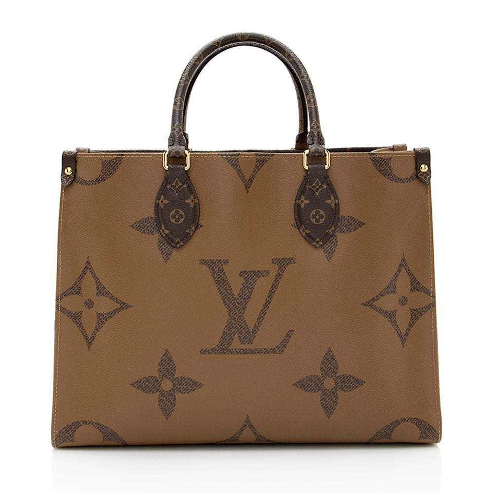 Louis Vuitton Giant Monogram Onthego MM Tote (SHF-20188)