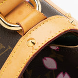 Louis Vuitton Limited Edition Cherry Blossom Sac Retro Satchel (SHF-22743)