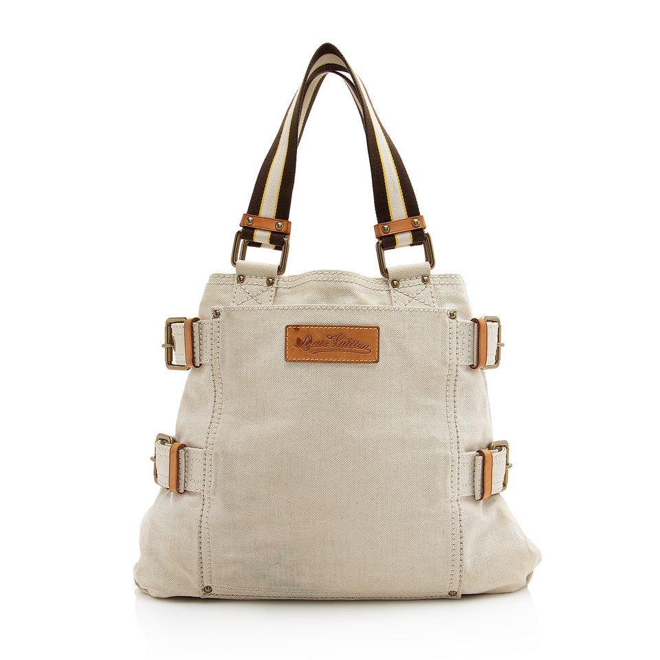 Louis Vuitton Limited Edition Globe Trotter Cabas MM Tote (SHF-22708)