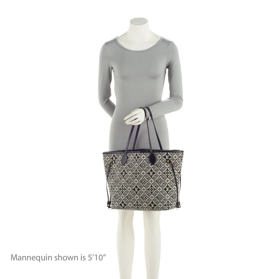 Louis Vuitton Limited Edition Jacquard Since 1854 Neverfull MM Tote (SHF-IyfhpK)