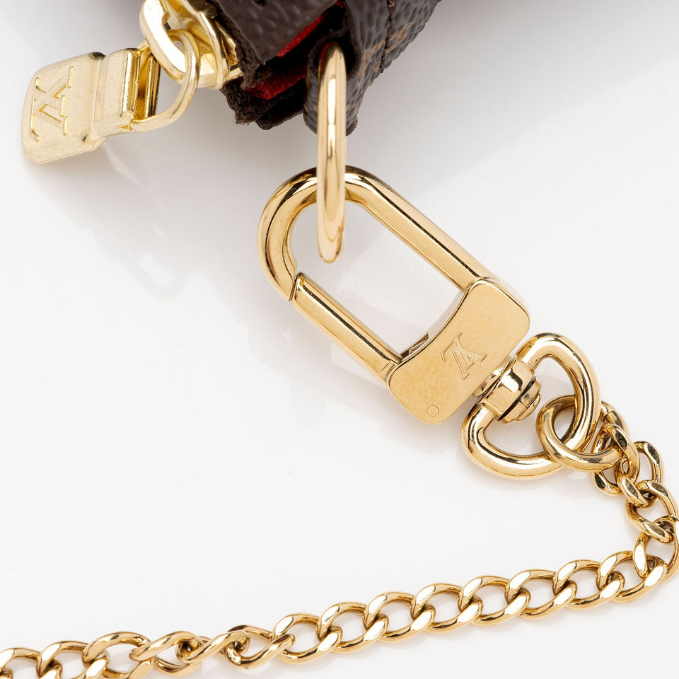Louis Vuitton Limited Edition LV x YK Monogram Canvas Mini Pochette Accessoires (SHF-avwZnz)