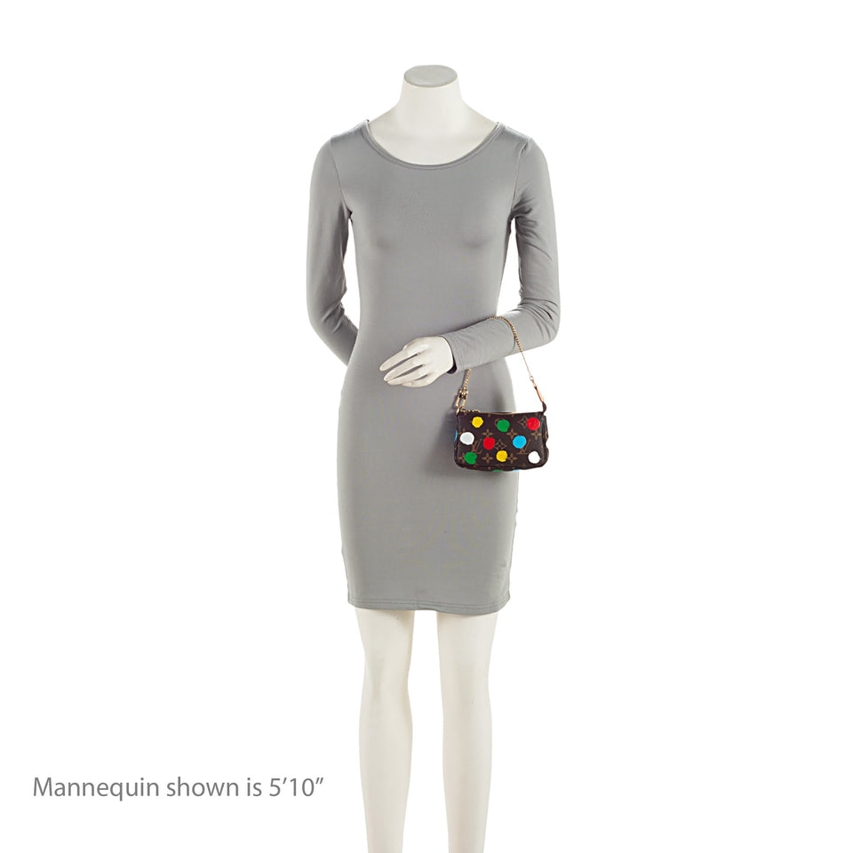 Louis Vuitton Limited Edition LV x YK Monogram Canvas Mini Pochette Accessoires (SHF-avwZnz)